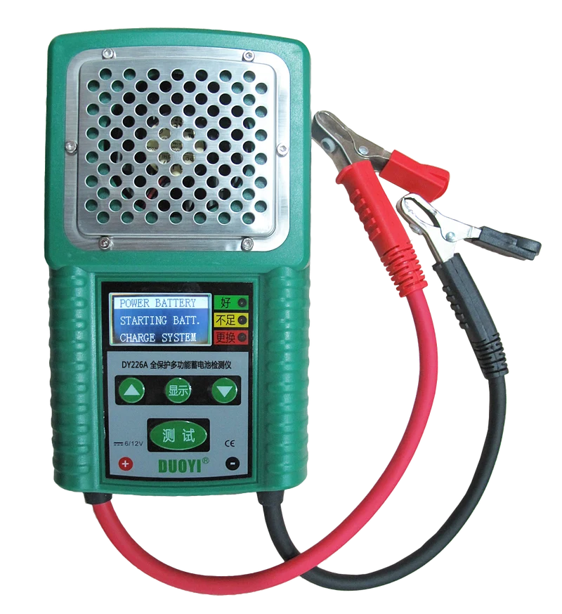 DUOYI DY226 6V 12V Car Battery Tester 3 In 1 Traction DC Auto Power