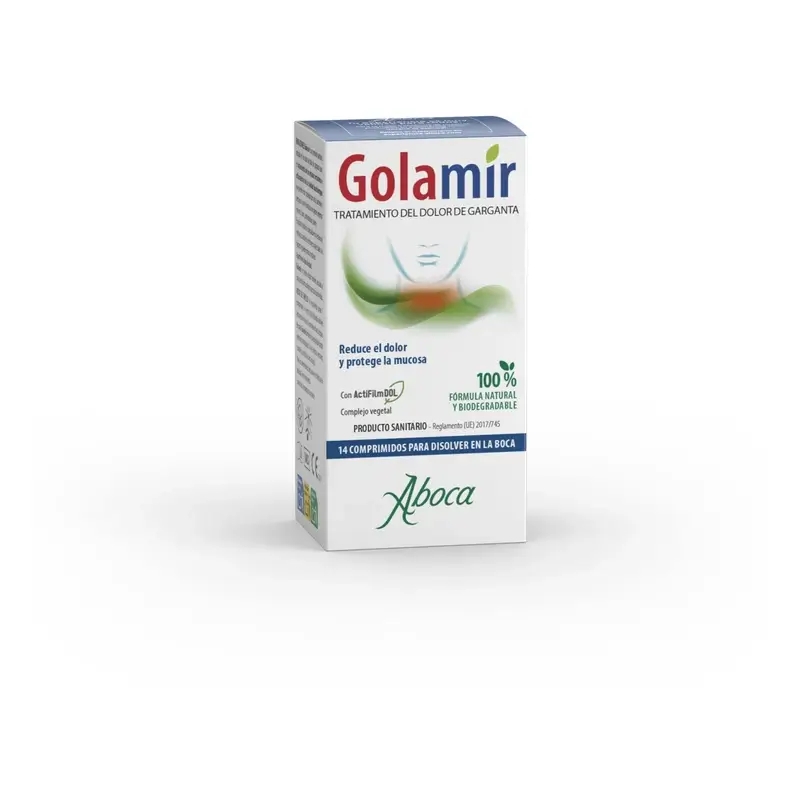 Aboca Golamir Producto Sanitario Clase Lla, 14 comprimidos