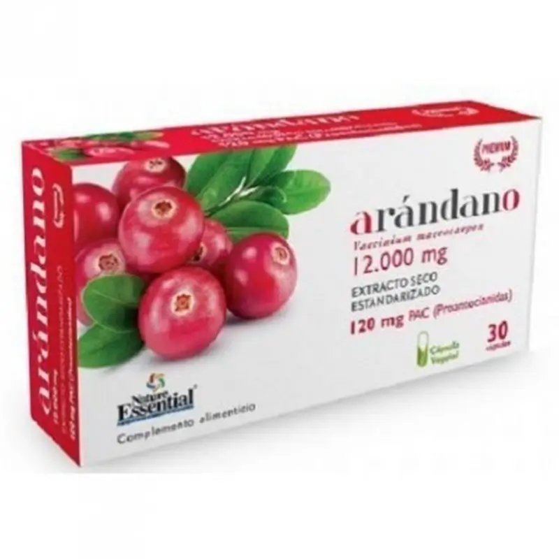 Nature Essential Blister Arandano Rojo 120 Pac , 30 cápsulas vegetales
