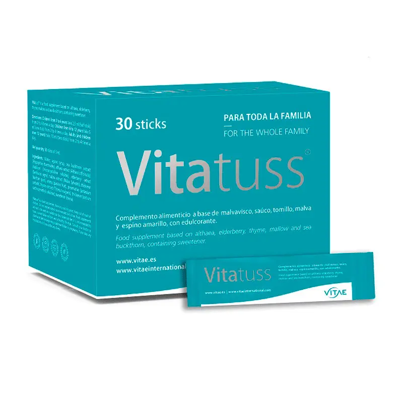 Vitatuss 30 sticks - Protección de la garganta con ingredientes naturales