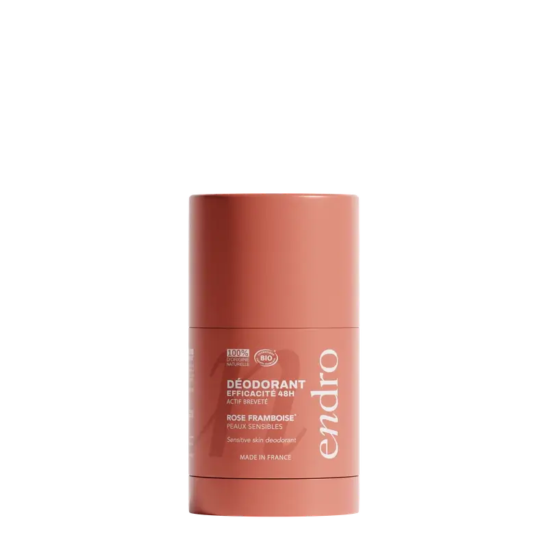 Endro Desodorante Barra 48h Rosa y Frambuesa, 50 ml