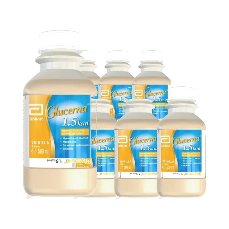 Glucerna 1.5 8 R.T.H. Vainilla, 8 X 500 Ml