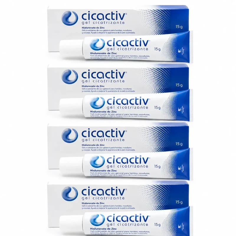Cicactiv Gel Cicatrizante 15 gr, pack 4