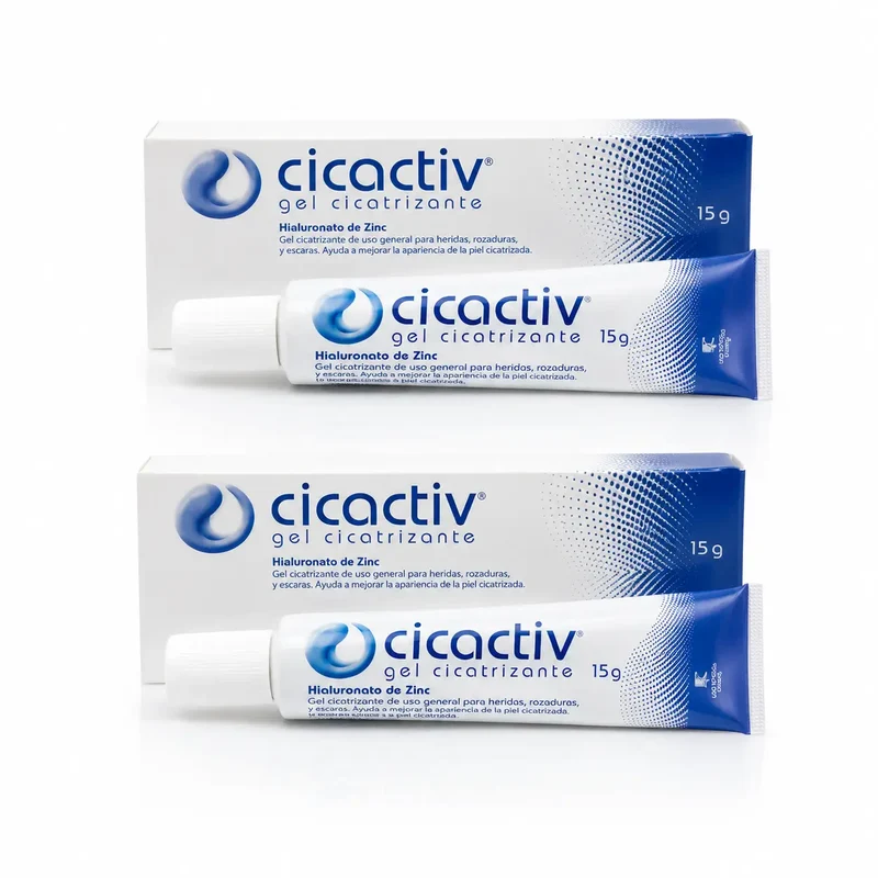 Cicactiv Gel Cicatrizante 15 gr, pack 2