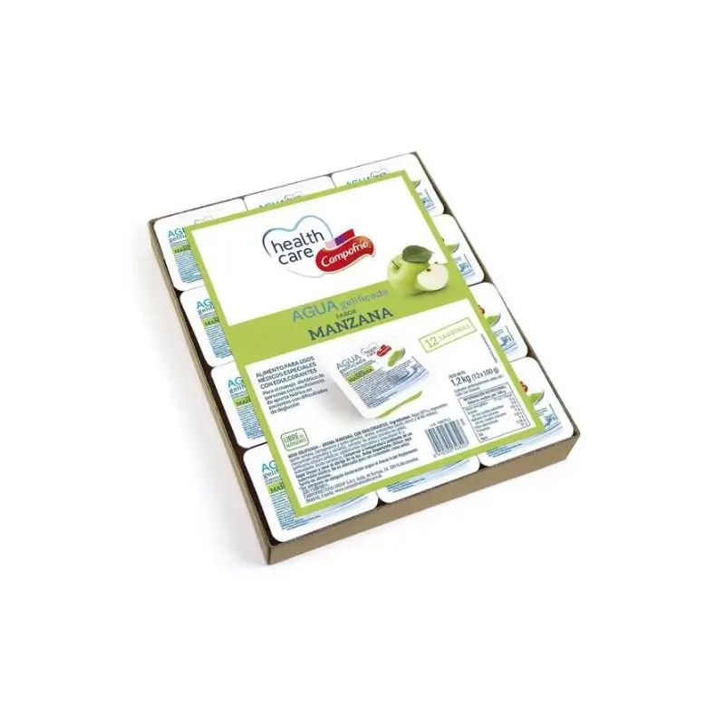Health Care Campofrio Agua Gelificada Manzana 100gr x 12 Unidades