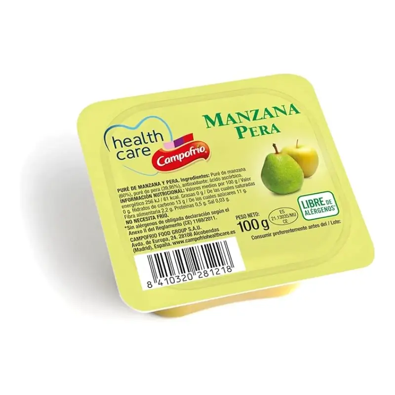 Health Care Campofrio Manzana Y Pera Triturada 100 gr x 12 unidades