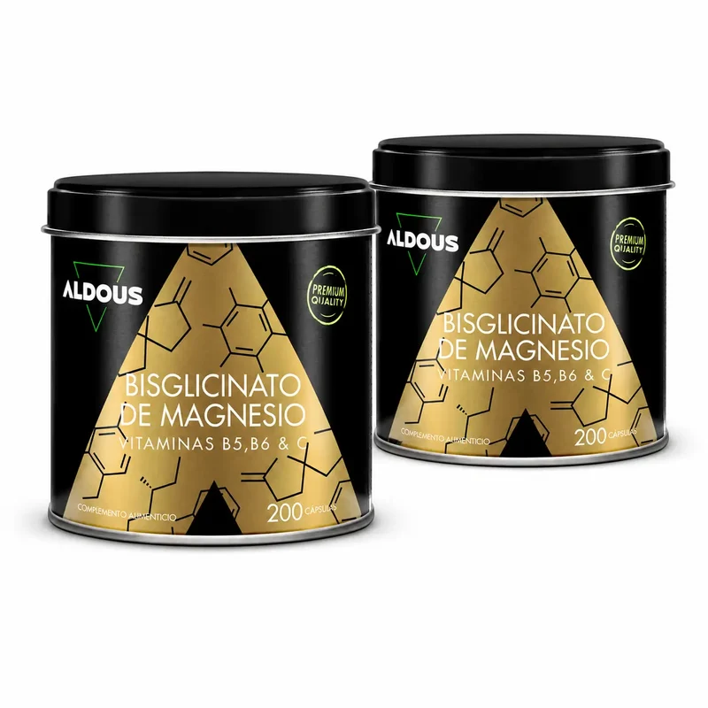 Aldous Bio Bisglicinato , 200 Cápsulas , pack 2