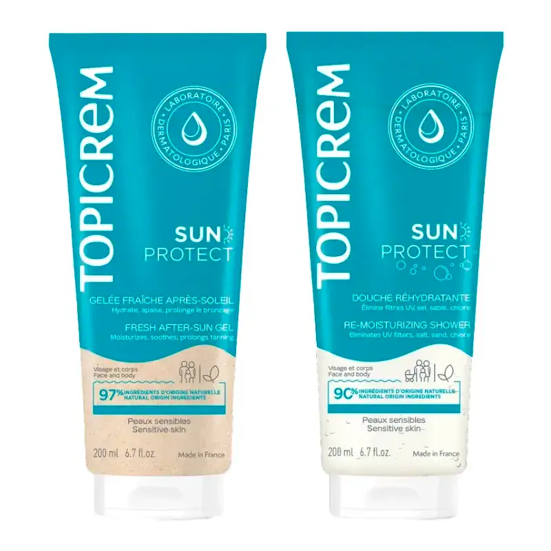 Topicrem Sun Protect Gel de Ducha + Aftersun Pack 200 ml