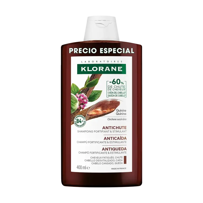 Klorane Champú a la Quinina Anticaída 400ml