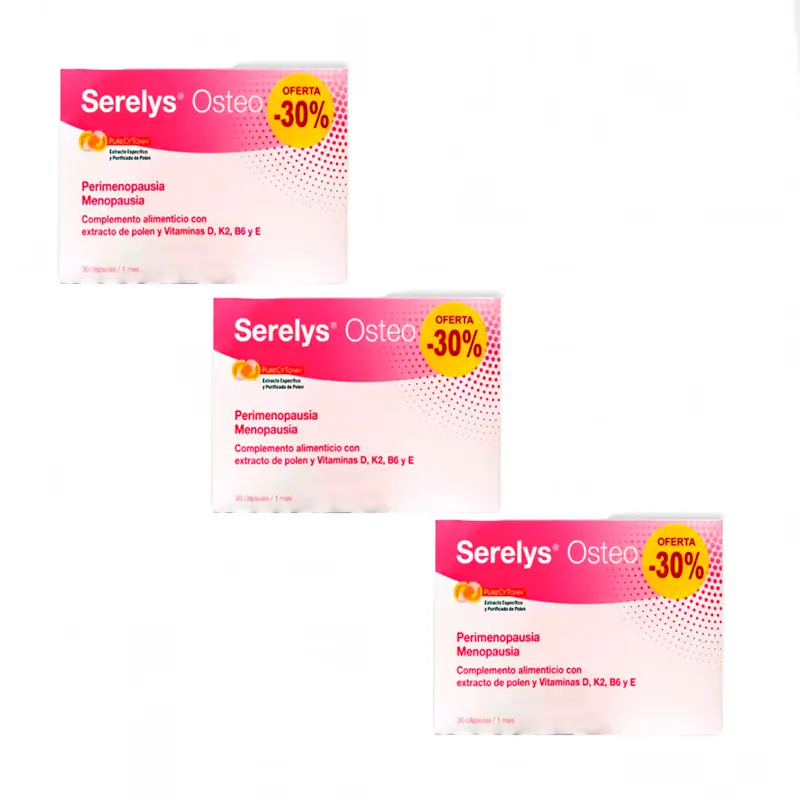 Serelys Osteo, Pack 3x30 Cápsulas