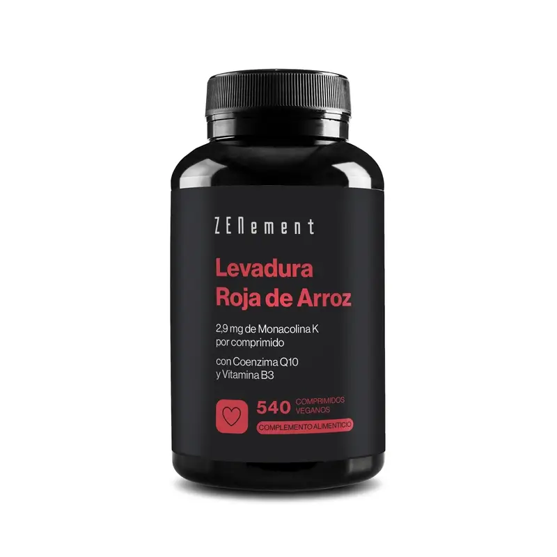 Zenement Levadura Roja De Arroz, 540 comprimidos veganos