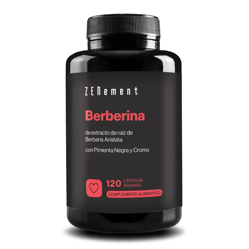 Zenement Berberina Con Pimienta Negra Y Cromo, 120 cápsulas veganas