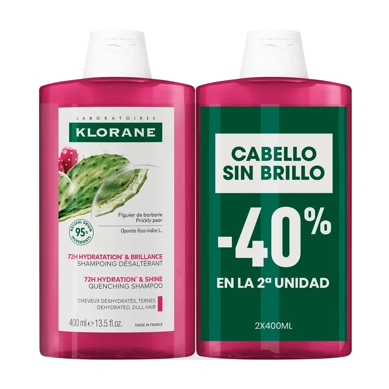 Klorane Champu Higo de Barbaria 2 X 400Ml