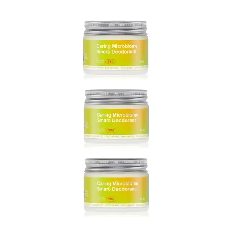 Freshly Caring Microbiome Desodorante Natural, 3x40ml