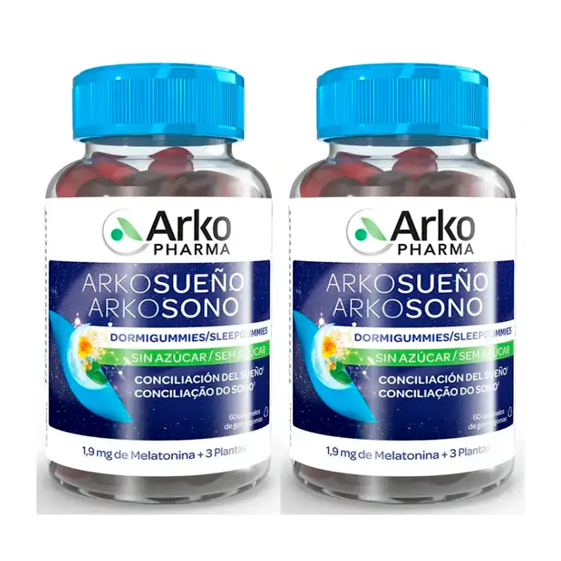 Arkopharma Arkosueño, 2X60 Dormigummies Sin Azúcar