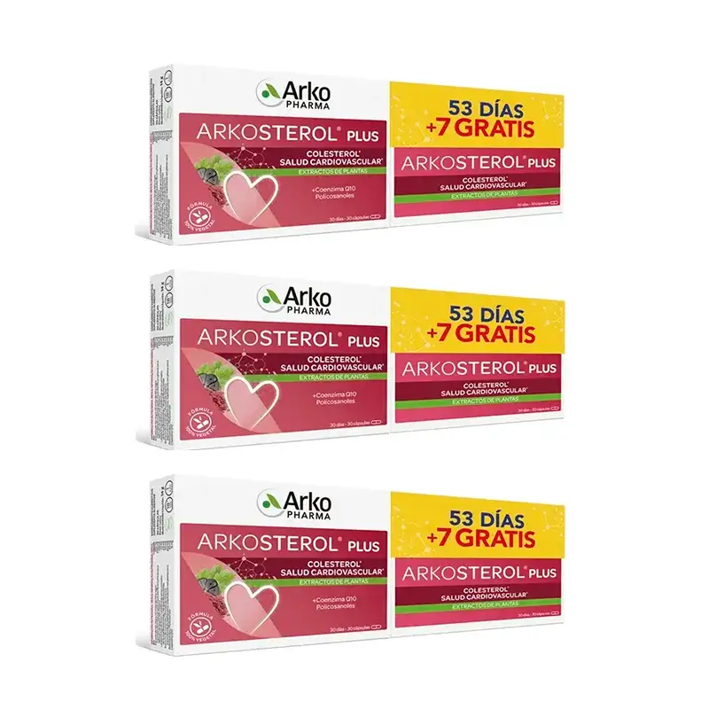 Arkopharma Arkosterol Plus, 3X60 Cápsulas