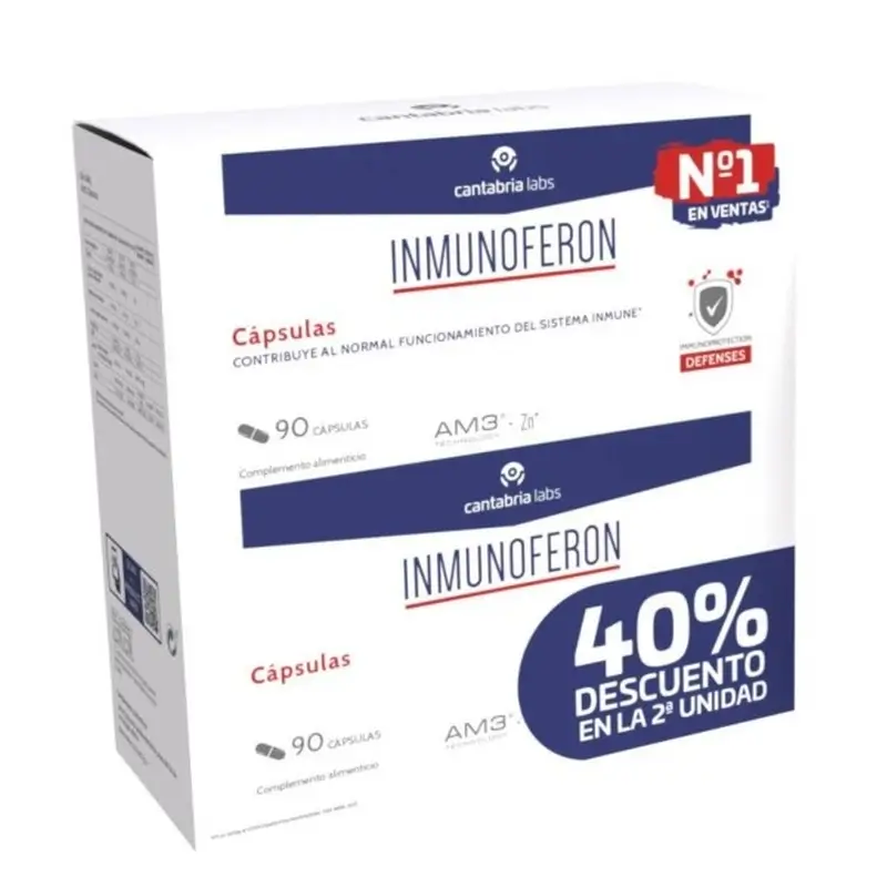 Inmunoferon Defensas Nutricional Pack Duplo 90 Caps