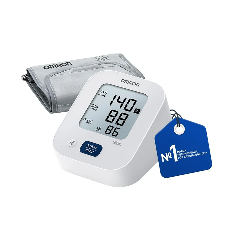OMRON X2 Essential Tensiómetro de Brazo, Validado Clínicamente, Hipertensión, 30 Memorias, Brazalete 22-32 cm