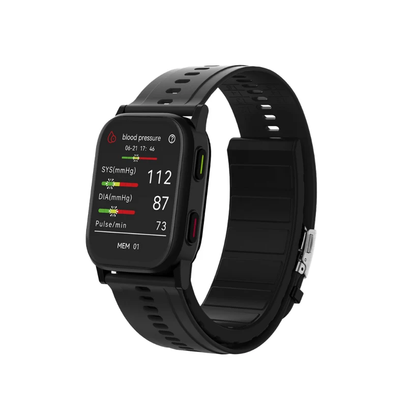 Reloj inteligente para medir la presión arterial con microauriculares