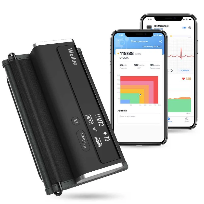 Monitor de presión arterial Wi-Fi con ECG