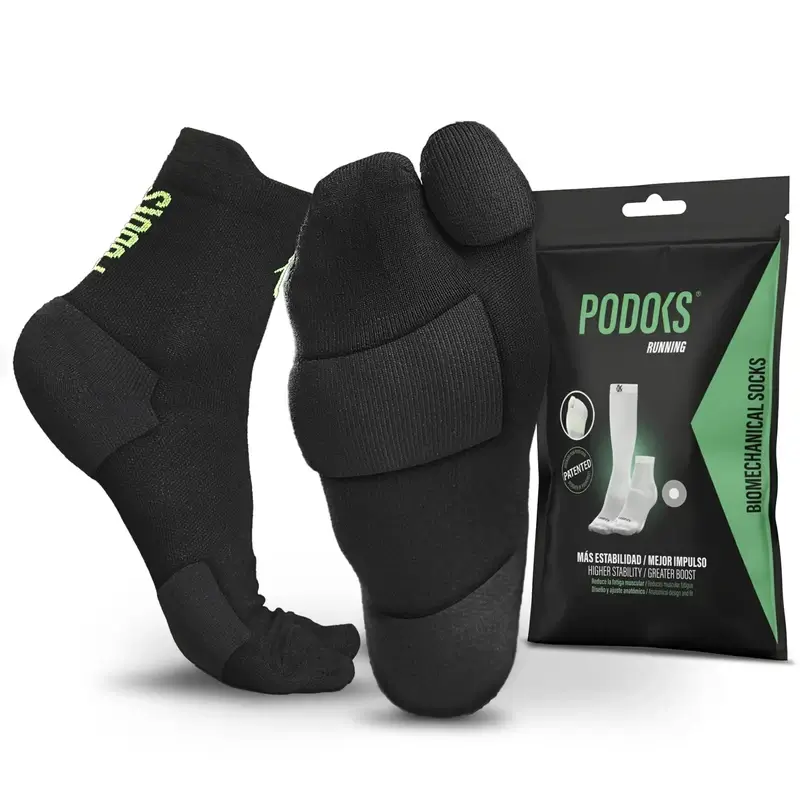 Podoks Calcetines Running H3 Medio Negro