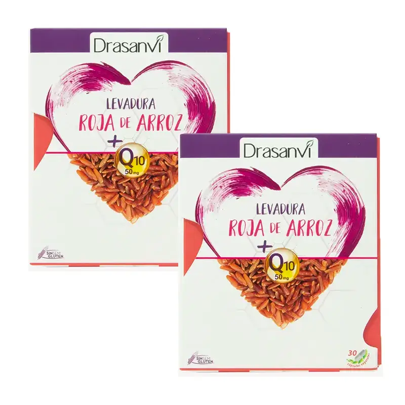 Drasanvi Levadura Arroz Rojo (2,9 Mg Monacolina K) Coenzima Q10, 2X30 Cápsulas