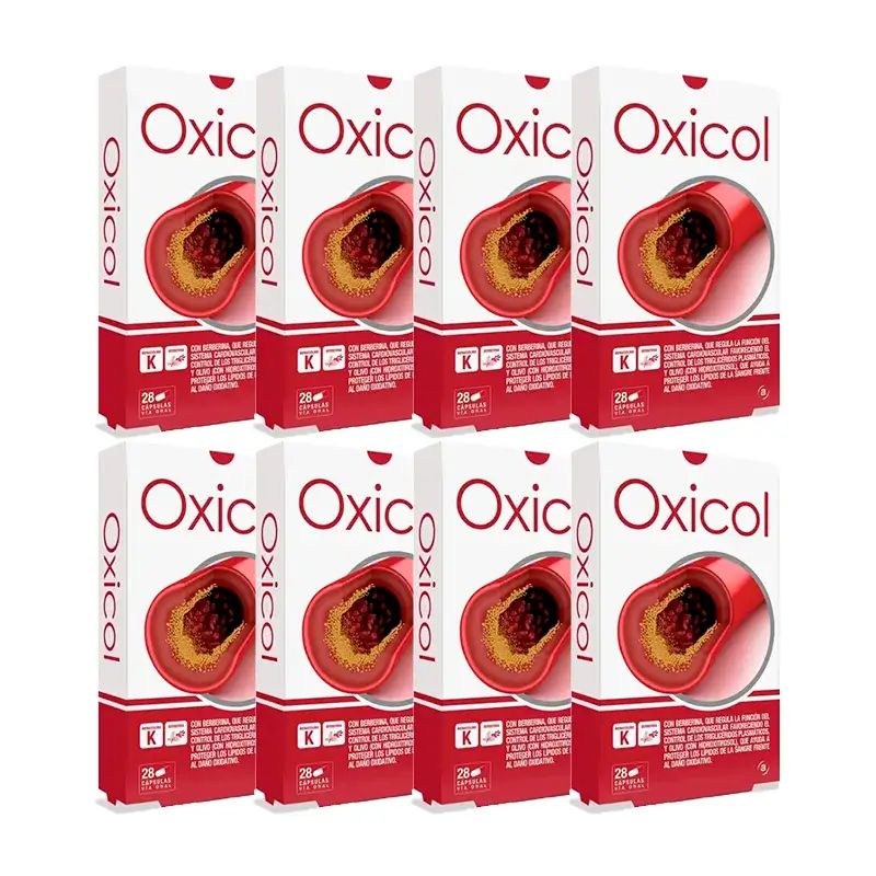 Oxicol, Pack 8 x 28 Cápsulas
