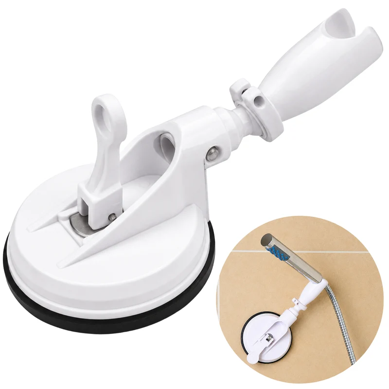 Soporte de Ducha con Ventosa y Palanca | Portaducha Universal