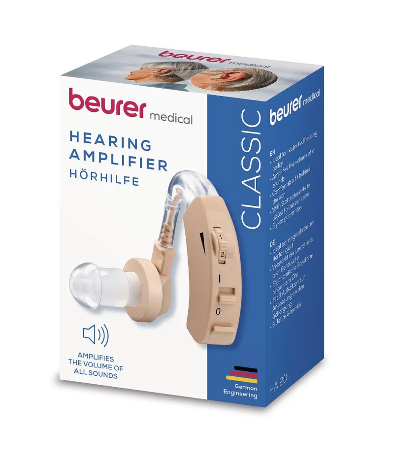 Audífono Amplificador De Sonido 200-5000 Hz Beurer Ha 20 Piel