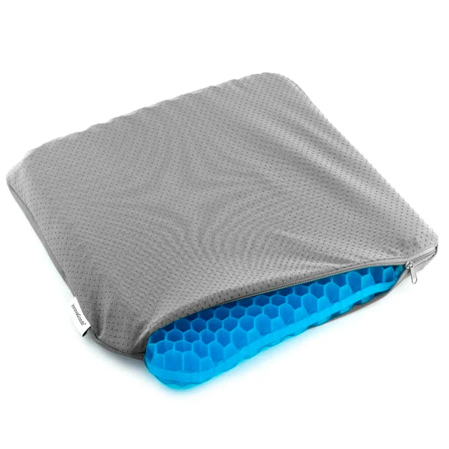 Cojín Coxis de Gel Antideslizante Tipo Panal de Abeja Relax