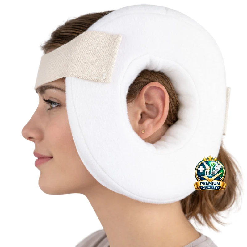 Cojín Antiescaras para Oreja con Agujero Central | Ajustable