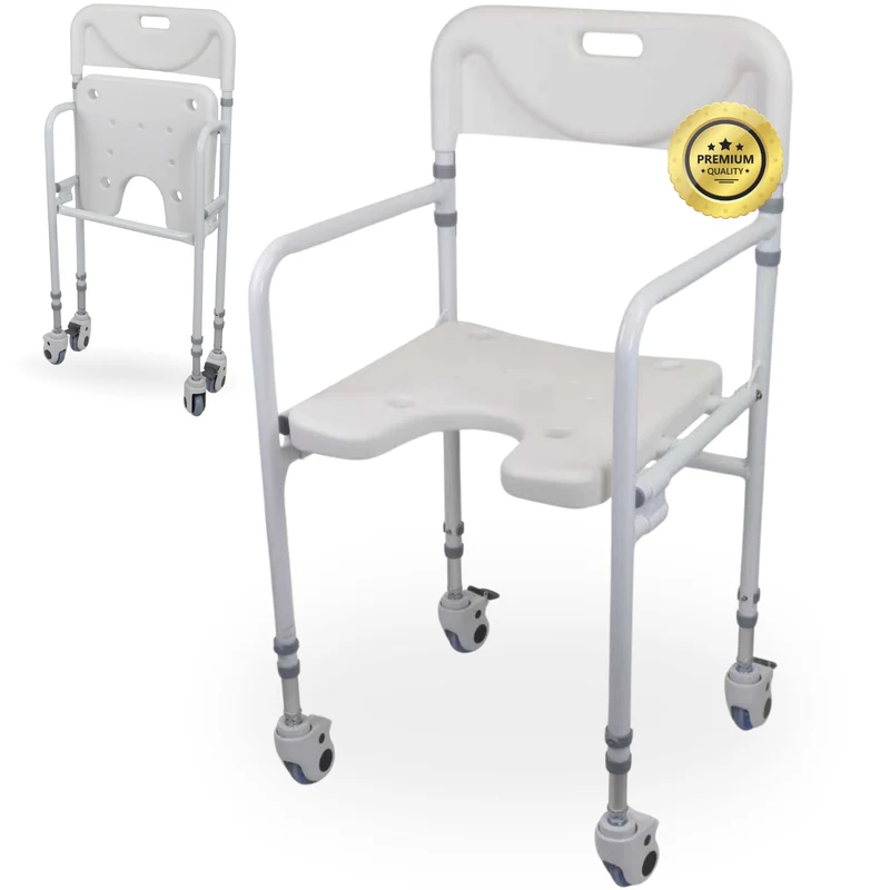 Silla de Ducha en Forma de U | Asiento para Baño Plegable