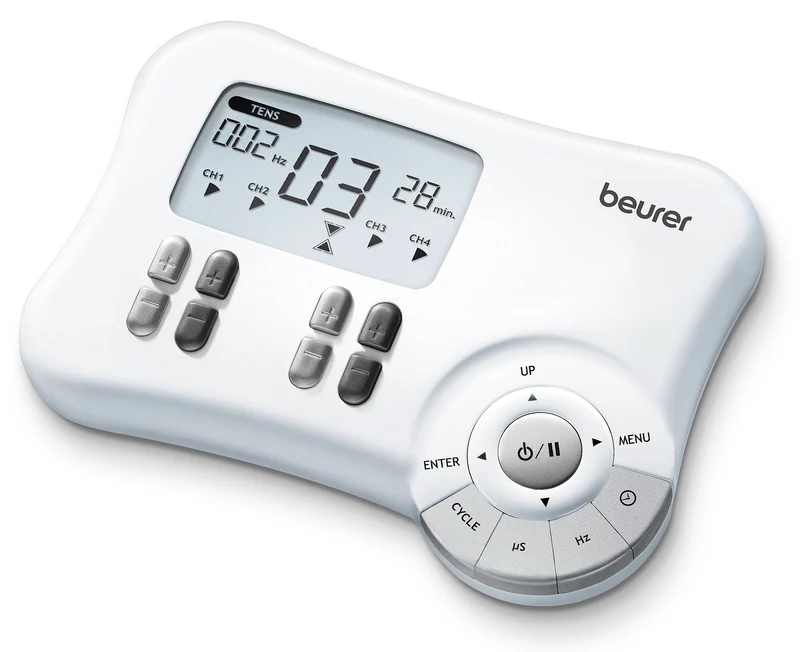 Electroestimulador 3 en 1 P/dolor/músculos/masaje Beurer Em 80