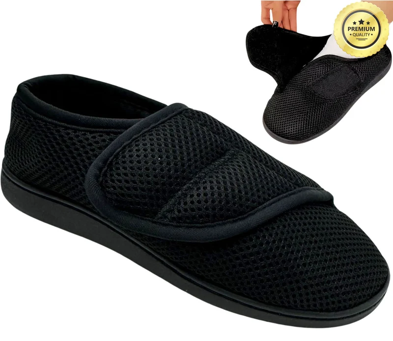 Zapatillas Ortopédicas Mujer y Hombre Pies Hinchados Transpirable
