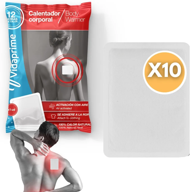 Parches de Calor Espalda Cuello y Hombros | Pack x10 Uds