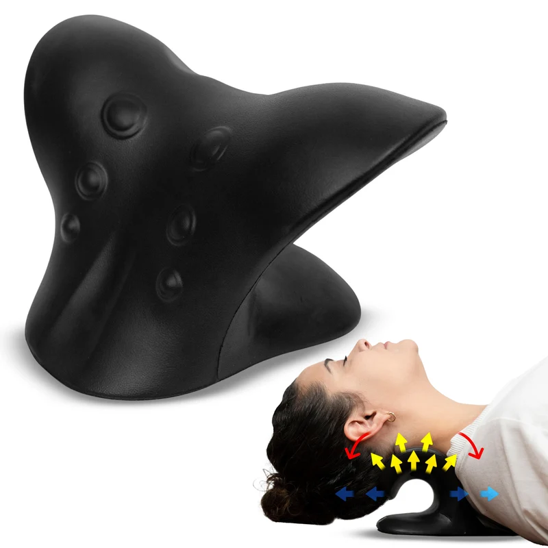 Almohada Quiropráctica Tracción Cervical | Cojín Corrector de Postura
