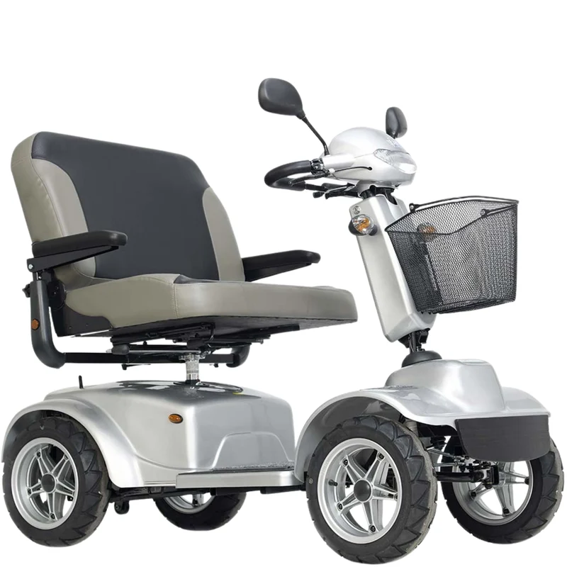 Scooter Eléctrico Minusválido Dúo Cuatro Ruedas Todo Terreno