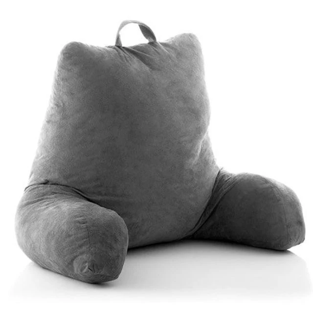 Cojín de Lectura Ergonómico de Algodón con Apoyabrazos