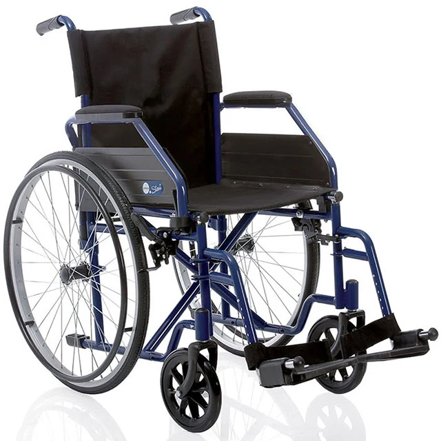 Silla de Ruedas Plegable Autopropulsable Movilidad Reducida