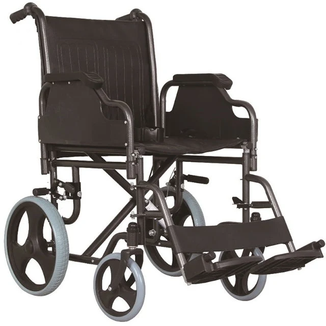 Silla de Ruedas Plegable de Traslado con Correa