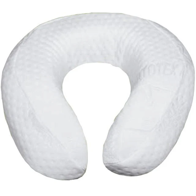 Almohada de Herradura Viscoelástica Anatómica Blanca
