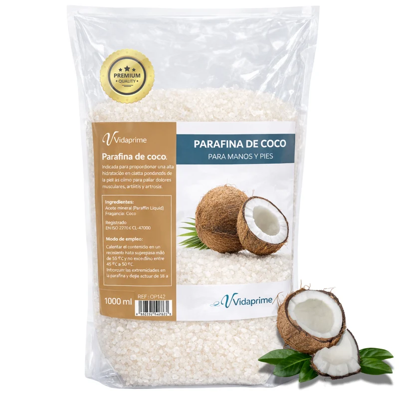 Parafina Antioxidante de Rehabilitación para Manos y Pies | Coco