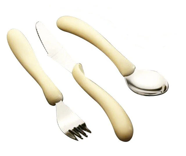 Cubiertos Adaptados con Mango Ergonómico | Tres Cubiertos