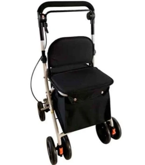 Andador Carrito de Compra con Asiento | Ayuda Vida Diaria