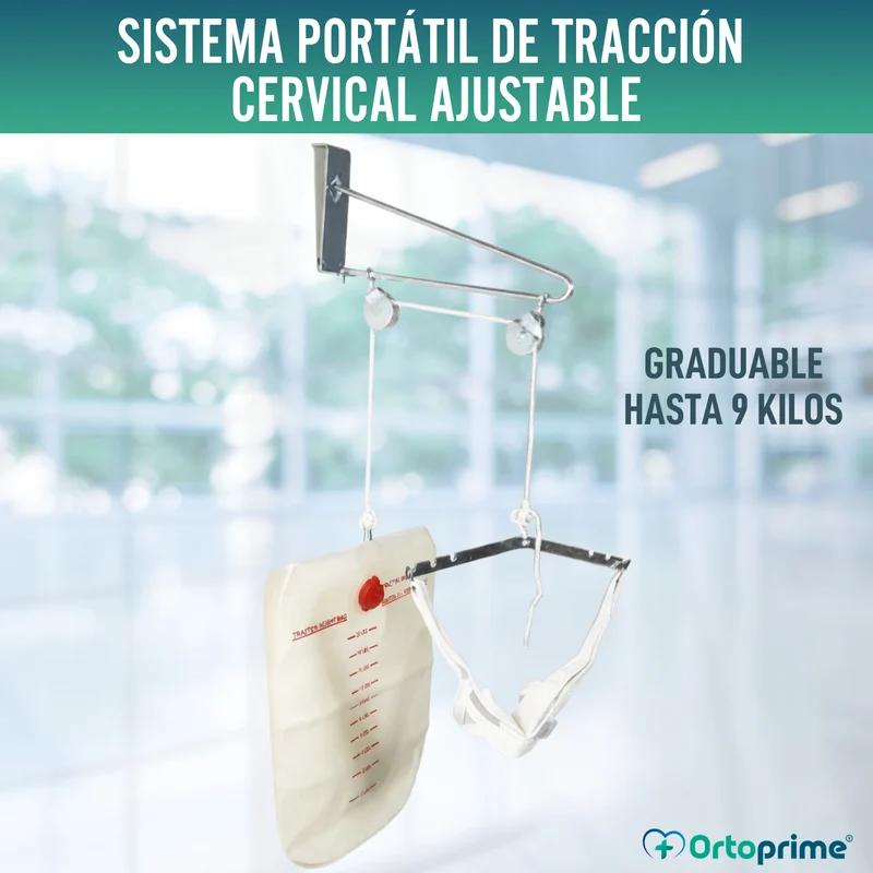 Polea Portátil para Tracción Cervical