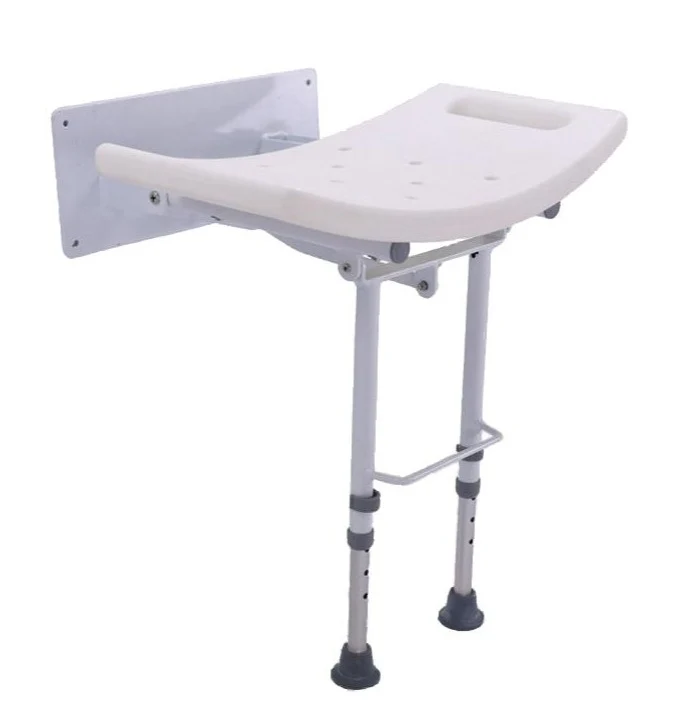 Asiento de Ducha Abatible con Patas Pared