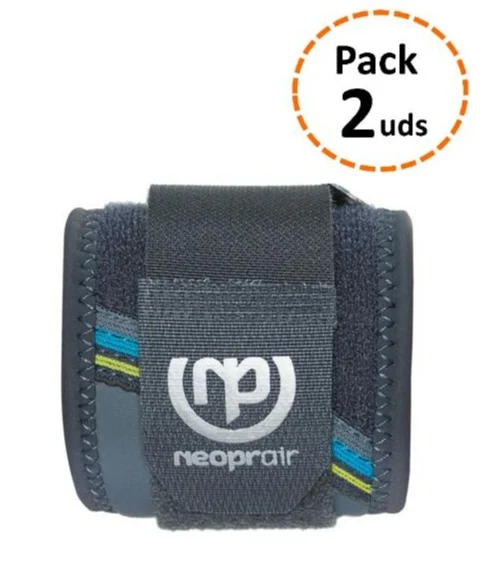 Cinta Muñequera de Neopreno Pack 2 Unidades