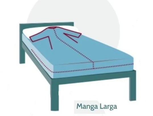 Sábana fantasma de Sujeción Ajustable Manga Larga | Con Cremallera