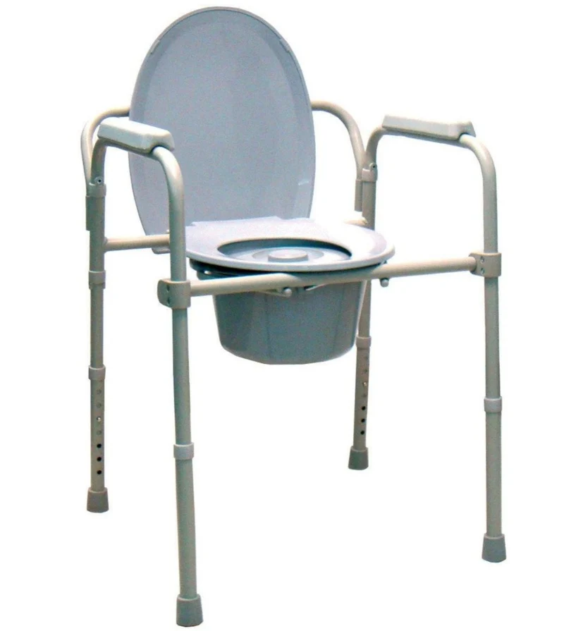 Silla WC Inodoro Portátil Plegable | Asistencia Sanitaria Domiciliar
