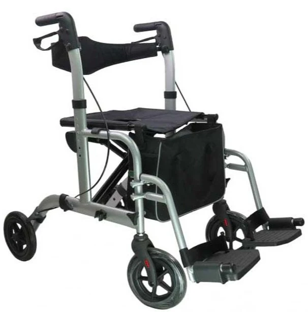 Andador con Silla | Rollator + Silla de Ruedas